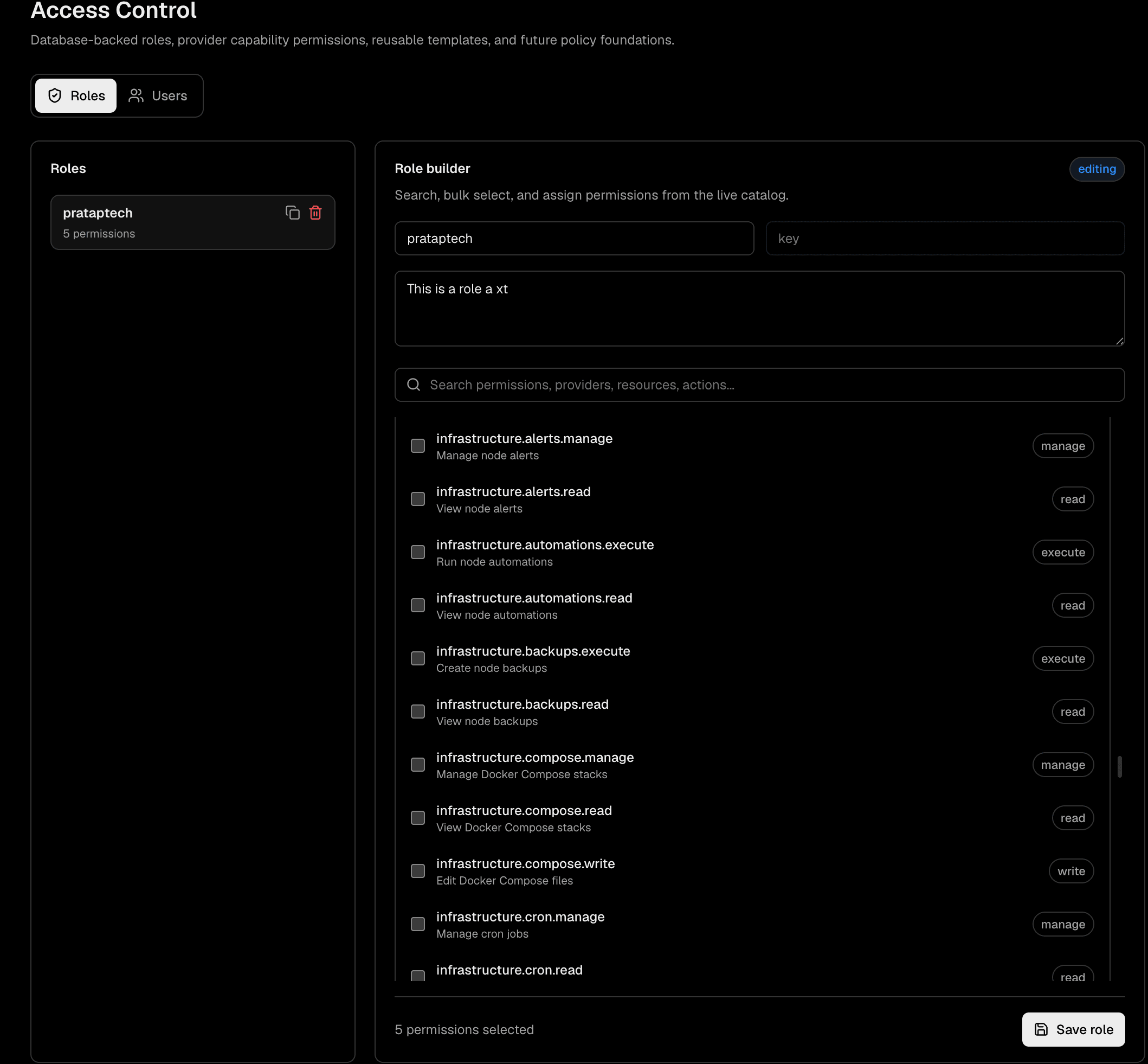RBAC Access Control